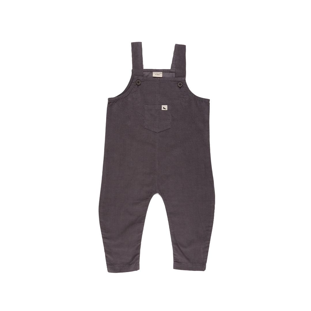 Turtledove London Plain Charcoal Cord Easy Fit Dungarees - Midnight |  Natural Baby Shower
