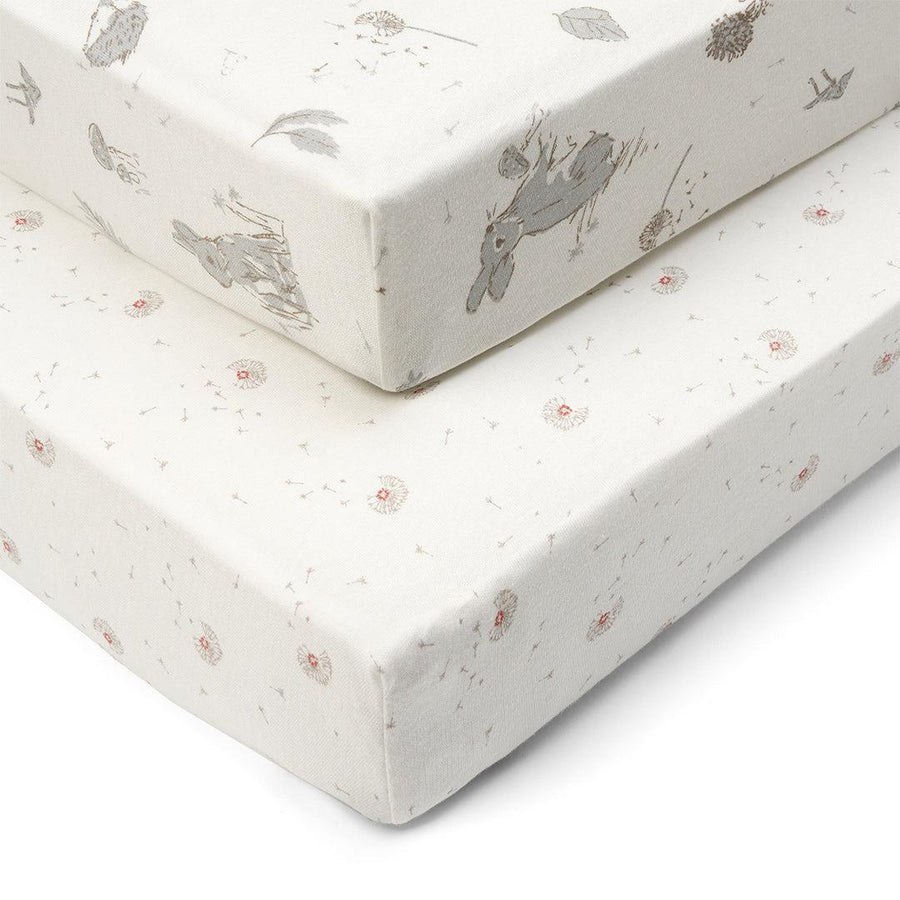 Tutti Bambini Cot Bed Fitted Sheets - 2 Pack - Cocoon-Sheets-Cocoon- | Natural Baby Shower
