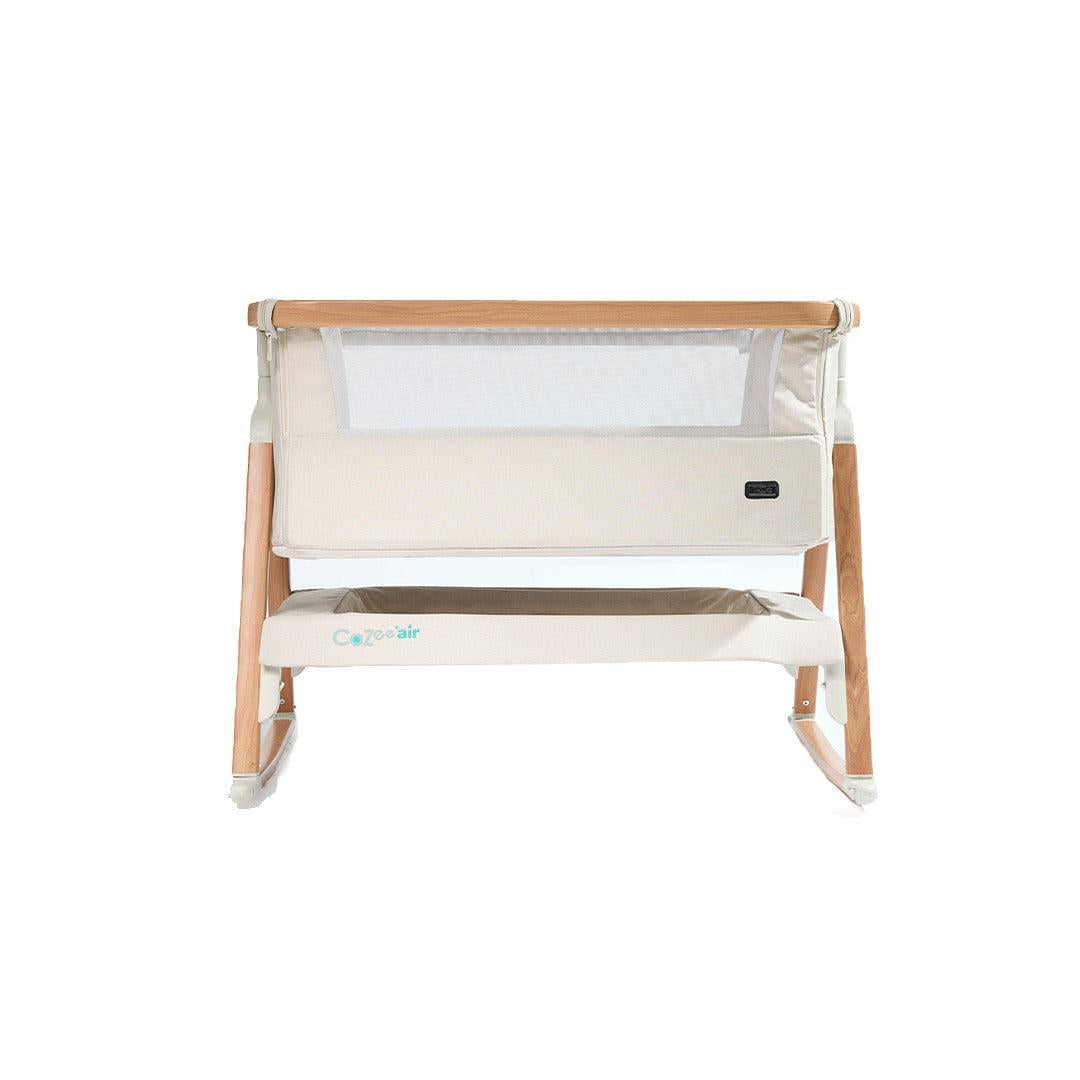 Tutti Bambini CoZee Air Bedside Crib Scandinavian Walnut/Ecru