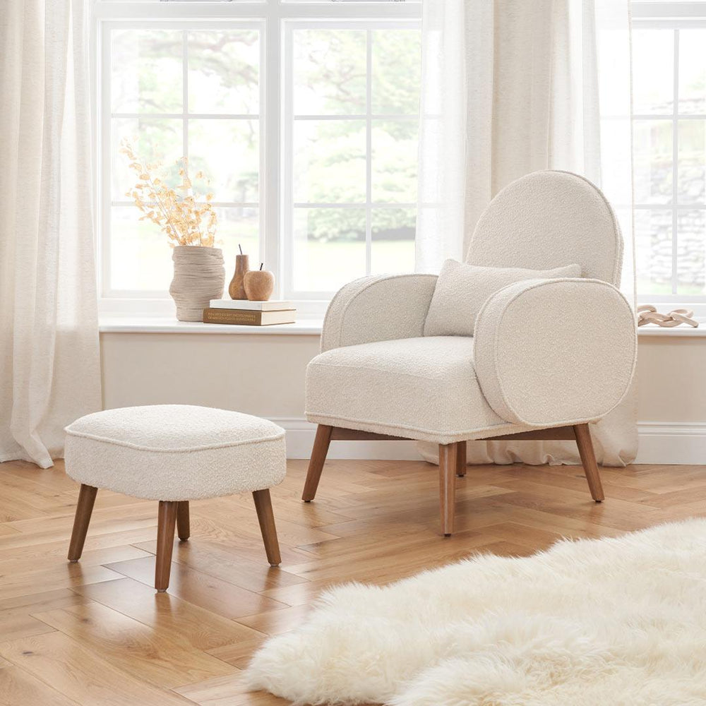 Tutti Bambini Micah Chair - Boucle Fresh Cream-Feeding Chairs-Bouncle Fresh Cream- | Natural Baby Shower