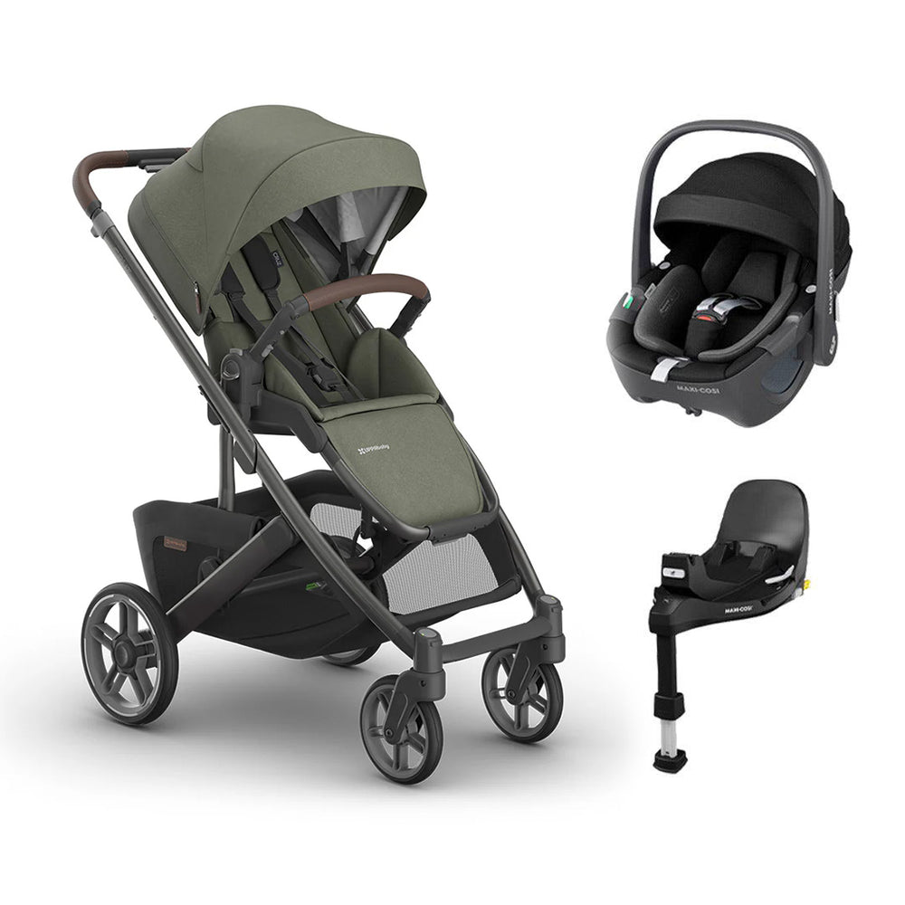 UPPAbaby CRUZ V3 + Pebble 360 Travel System-Travel Systems-Evelyn-Without Bassinet | Natural Baby Shower