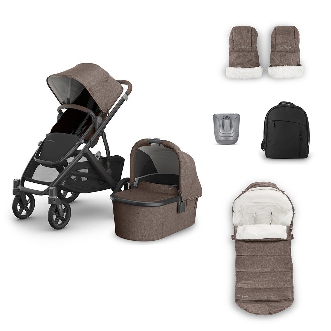 uppababy pram gloves UPPAbaby VISTA V3 Pushchair + Accessory Pack Bundle