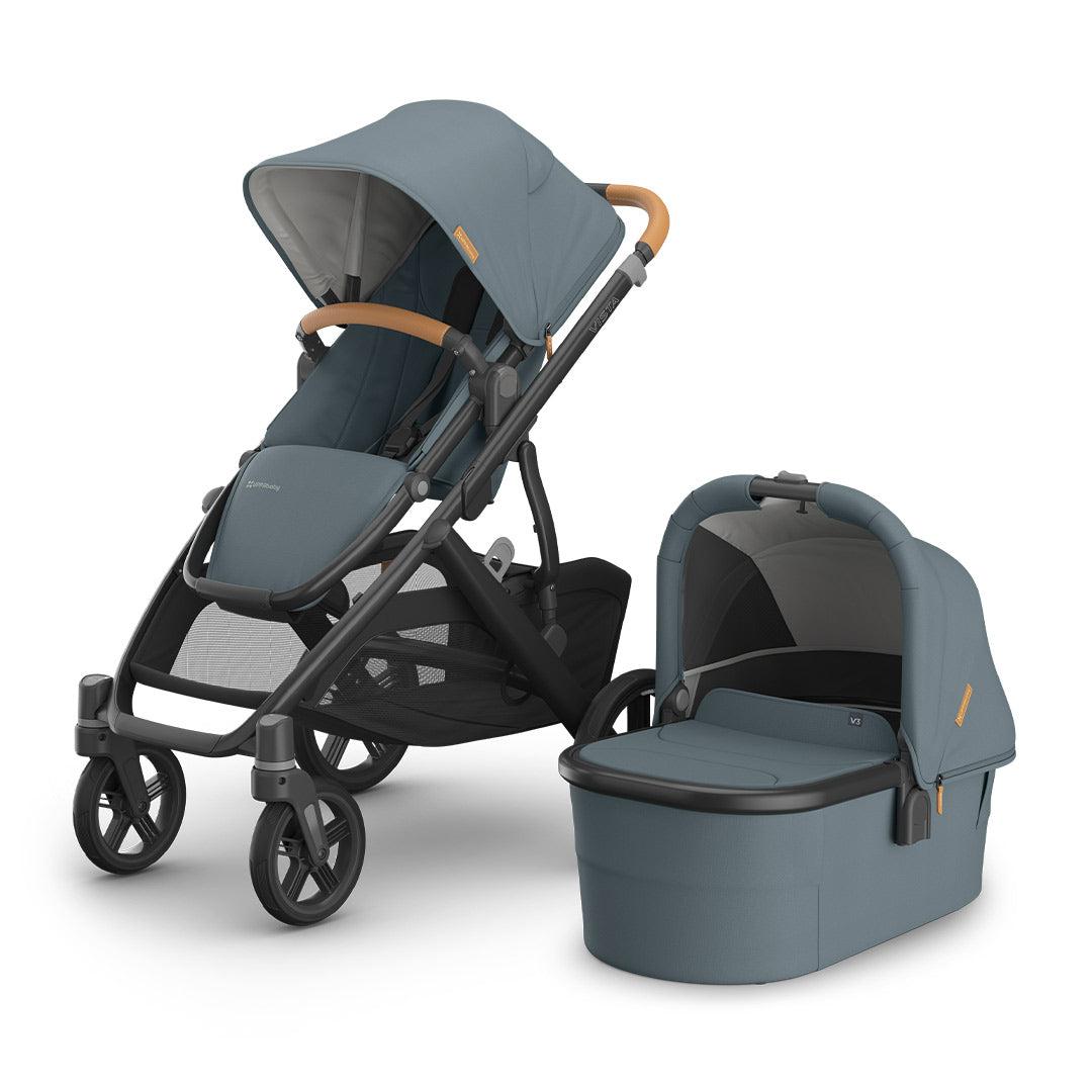 UPPAbaby Vista V3 Pushchair Dillan Stone Blue Natural Baby Shower