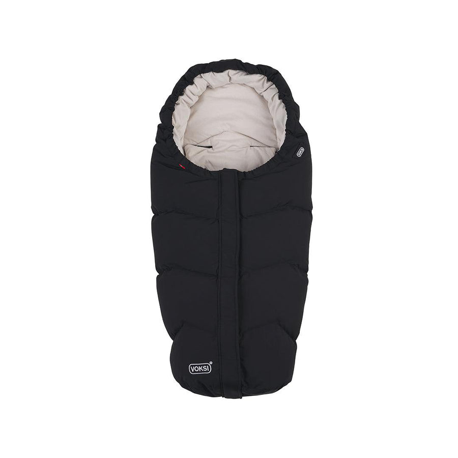 Voksi Move Footmuff - Black - Cream-Car Seat Footmuffs-Black/Cream- | Natural Baby Shower