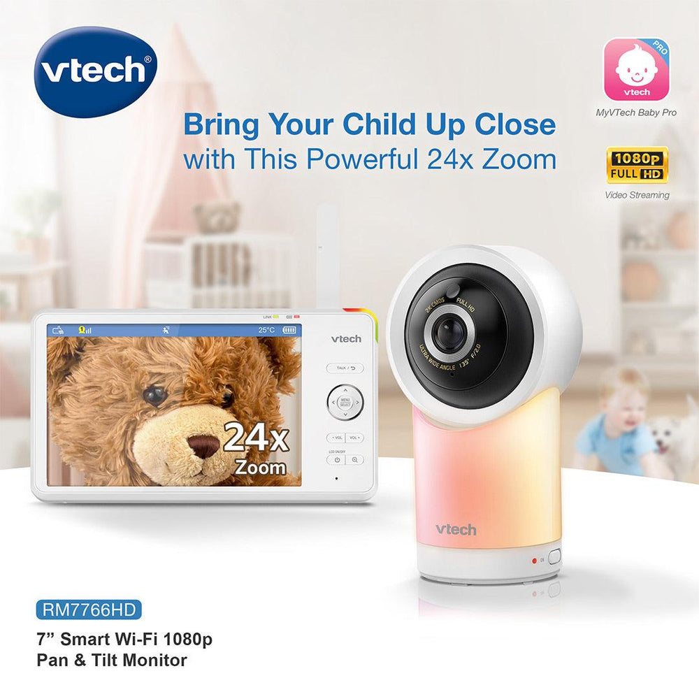 Vtech RM7766 HD 7in Wifi Monitor-Baby Monitors- | Natural Baby Shower