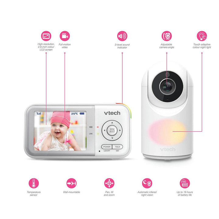 Vtech VM3263 2.8in Video Monitor-Baby Monitors- | Natural Baby Shower