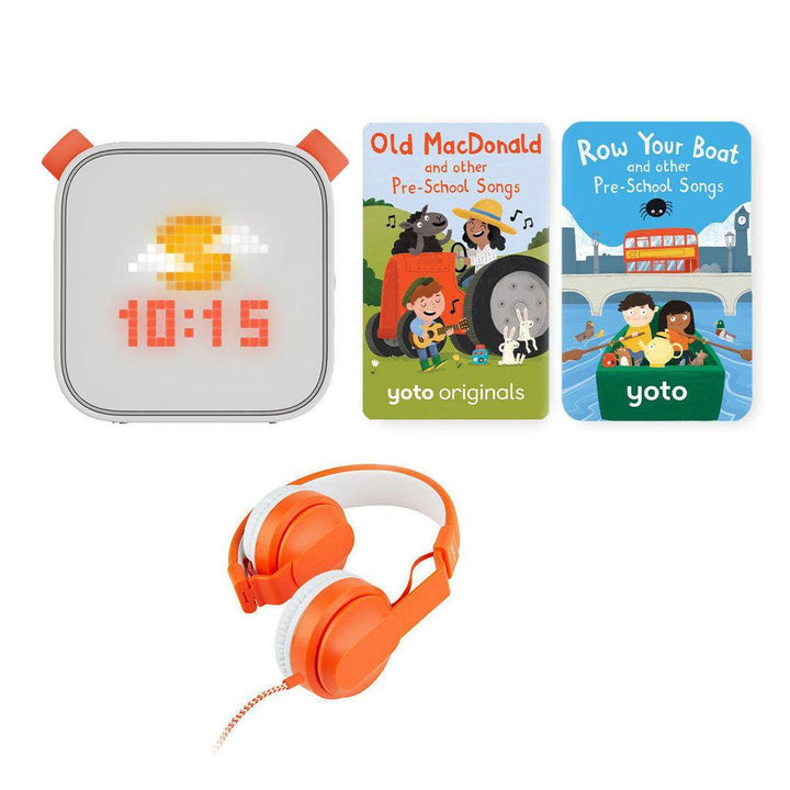 Yoto Player Bundle - Pre-School Songs| 3rd Gen-Audio Players-No Headphones- | Natural Baby Shower