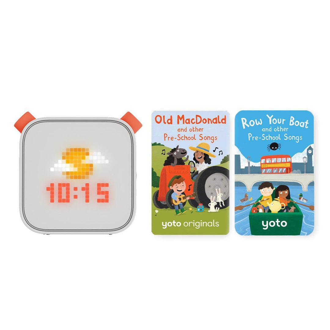 Yoto Player Bundle - Pre-School Songs| 3rd Gen-Audio Players-No Headphones- | Natural Baby Shower