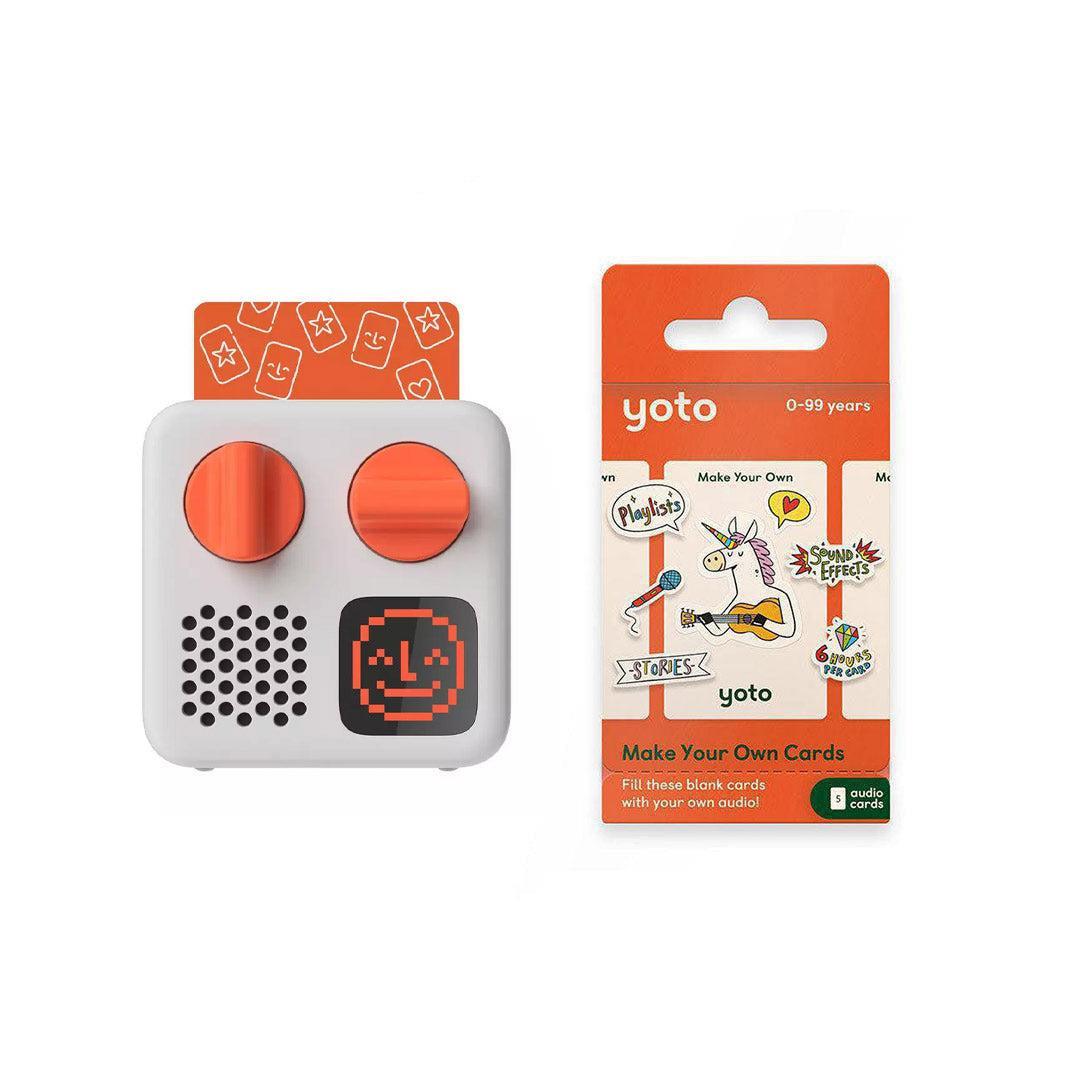 Yoto Mini 本体＆Make Your Ownカード／オーディオプレーヤー Yoto Mini Player USA – The On The Go Mini Audio Companion