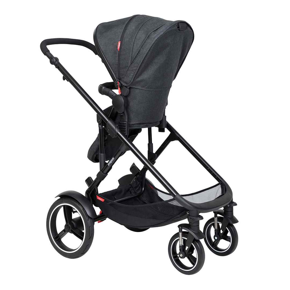 Phil & Teds Voyager Pushchair - Charcoal-Strollers-Charcoal-No Carrycot | Natural Baby Shower
