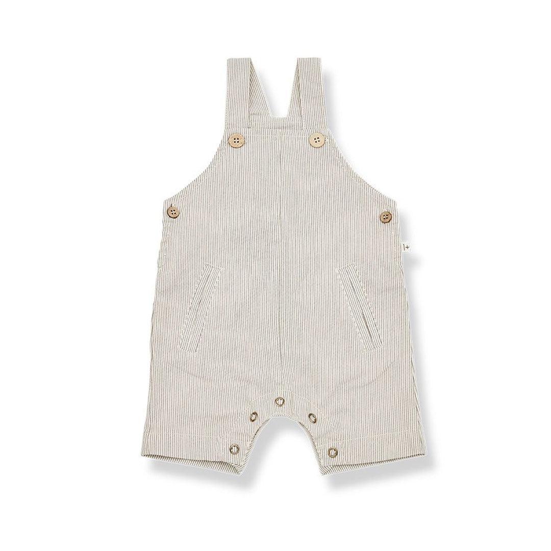 1+ in the family Tomeu Overalls - Bone-Dungarees-Bone-6m | Natural Baby Shower
