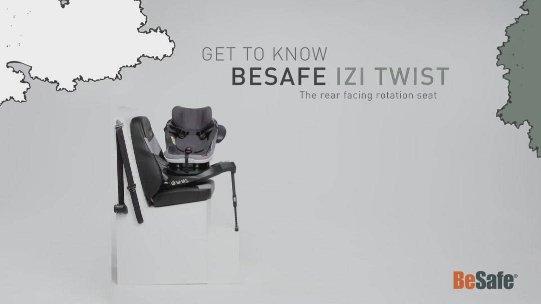BeSafe iZi Twist i-Size Car Seat - Sea Green Melange