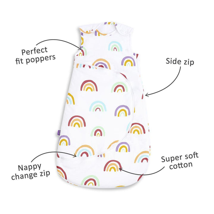 SnuzPouch Sleeping Bag - Colour Rainbow - TOG 2.5-Sleeping Bags-0-6m-Colour Rainbow | Natural Baby Shower