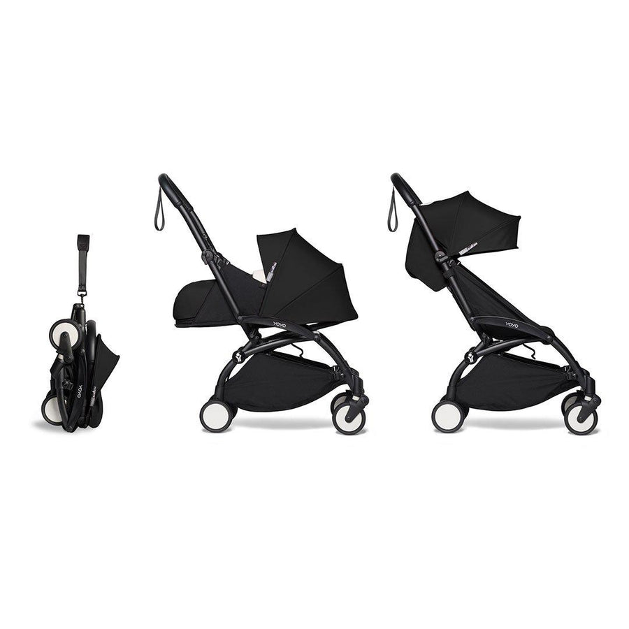 BABYZEN YOYO2 Complete + Newborn Pack - Black-Stroller Bundles-Black-Black | Natural Baby Shower