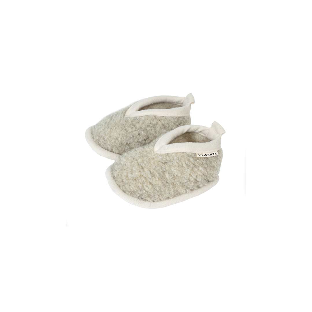 BINIBAMBA Merino Sheepskin Baby Booties - Cloud-Booties-S-Cloud | Natural Baby Shower