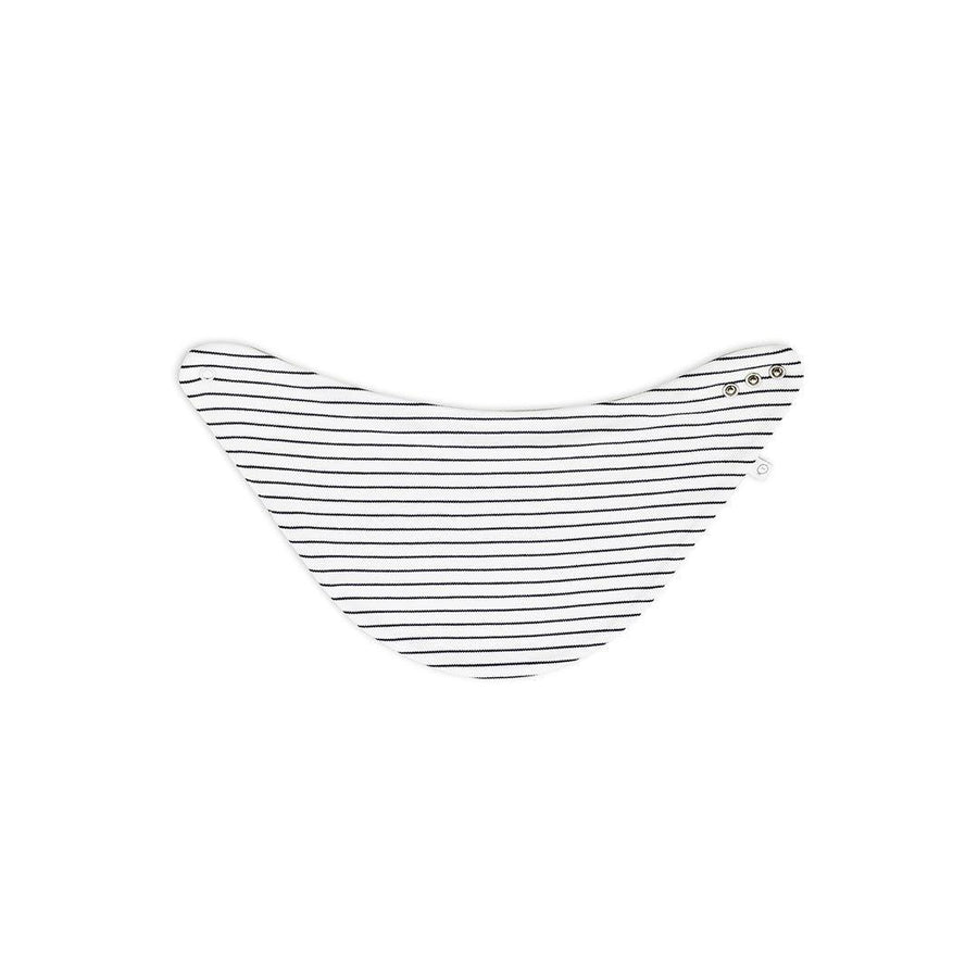 MORI Bib - Grey Stripe-Bibs-One Size-Grey Stripe | Natural Baby Shower