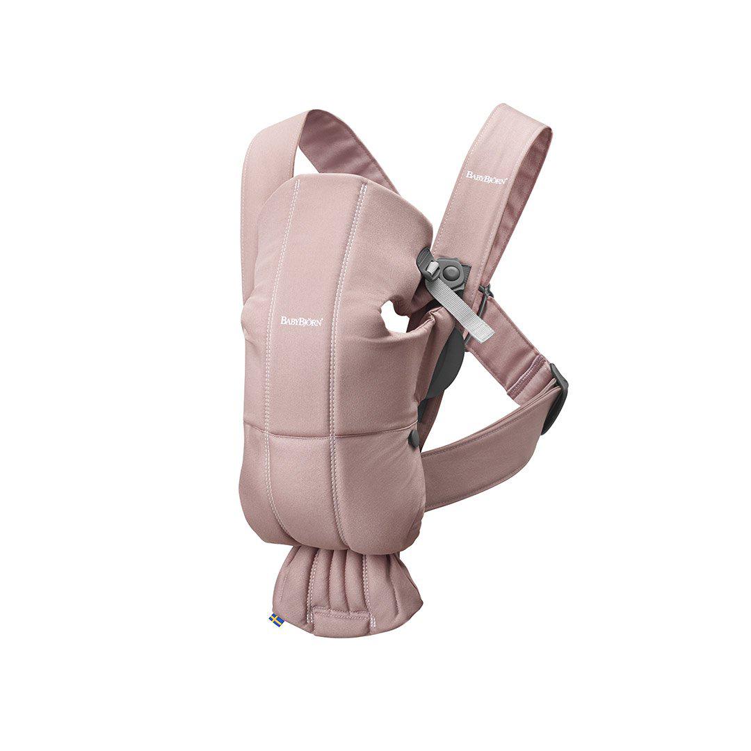 BabyBjorn Mini Woven Baby Carrier Dusty Pink - Main Image