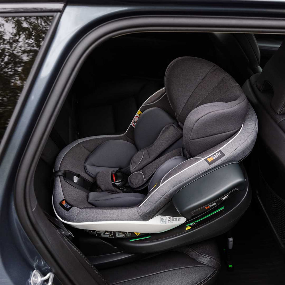 BeSafe iZi Modular RF X1 i-Size Car Seat - Fresh Black Cab-Car Seats-Fresh Black Cab- | Natural Baby Shower