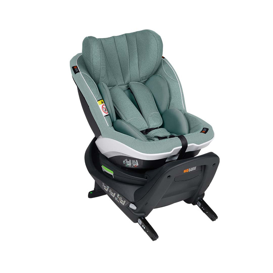 BeSafe iZi Twist i-Size Car Seat - Sea Green Melange-Car Seats- | Natural Baby Shower