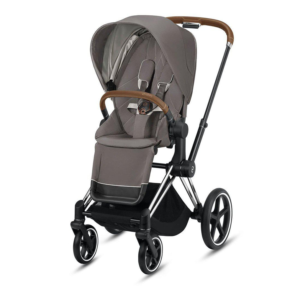 CYBEX Priam Pushchair - Soho Grey - DONT MAKE LIVE-Strollers-Chrome Brown-None | Natural Baby Shower