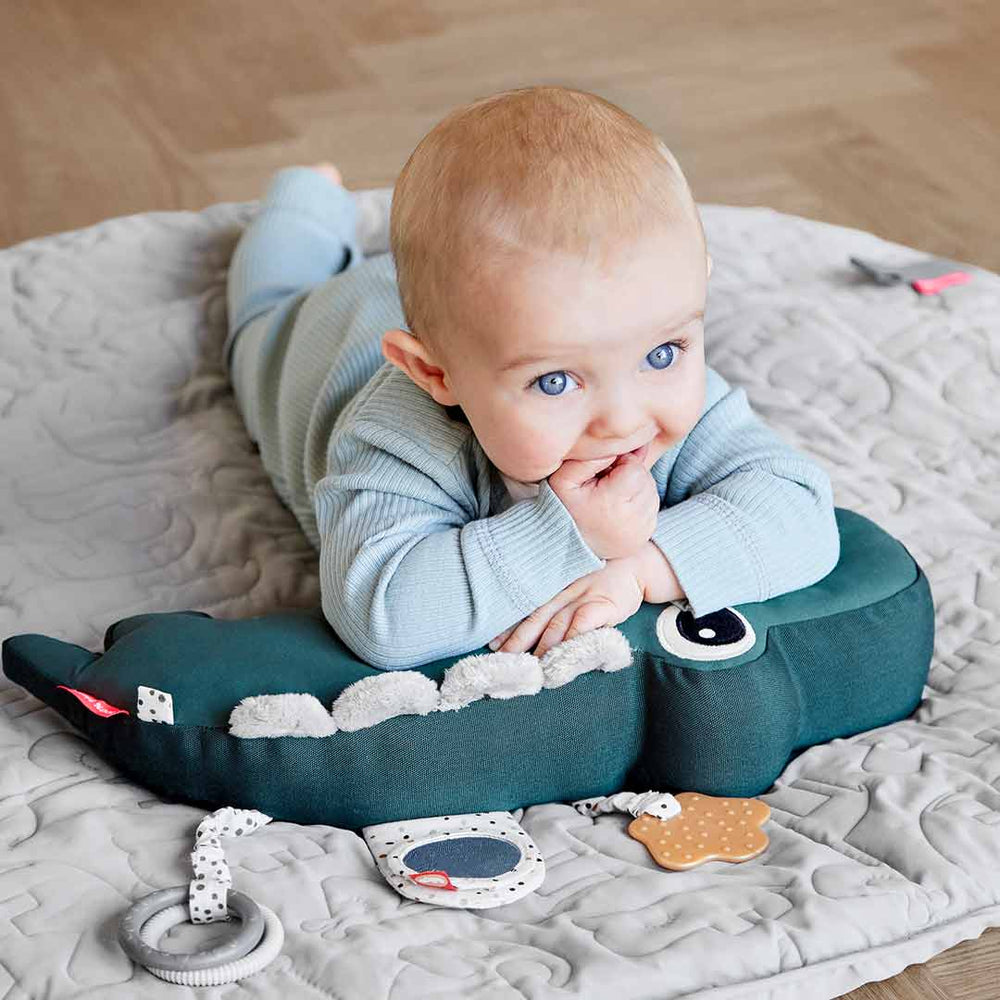 Done by Deer Tummy Time Activity Toy - Croco - Green-Tummy Time Toys- | Natural Baby Shower