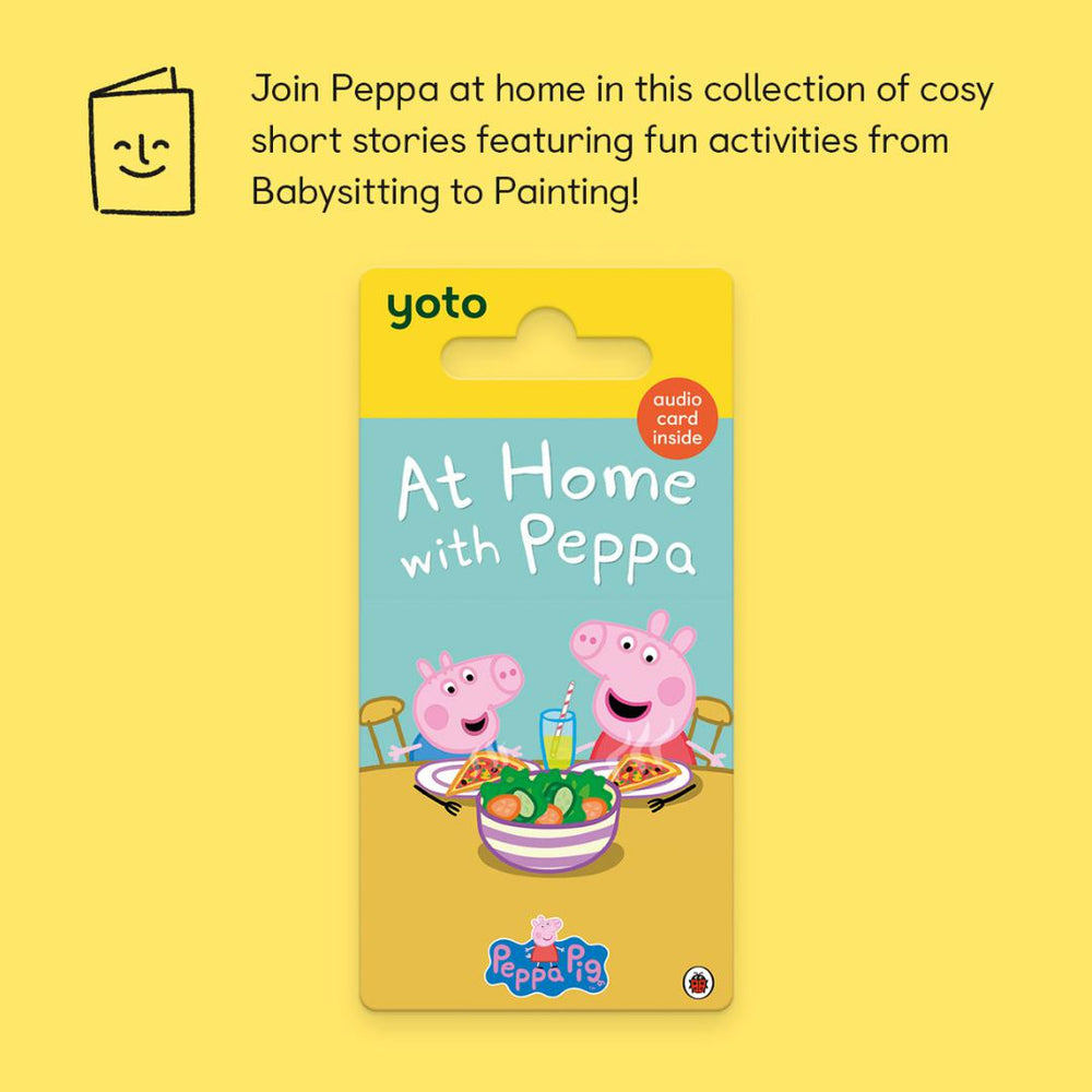 Yoto Card - Peppa Pig: At Home With Peppa-Audio Player Cards + Characters- | Natural Baby Shower