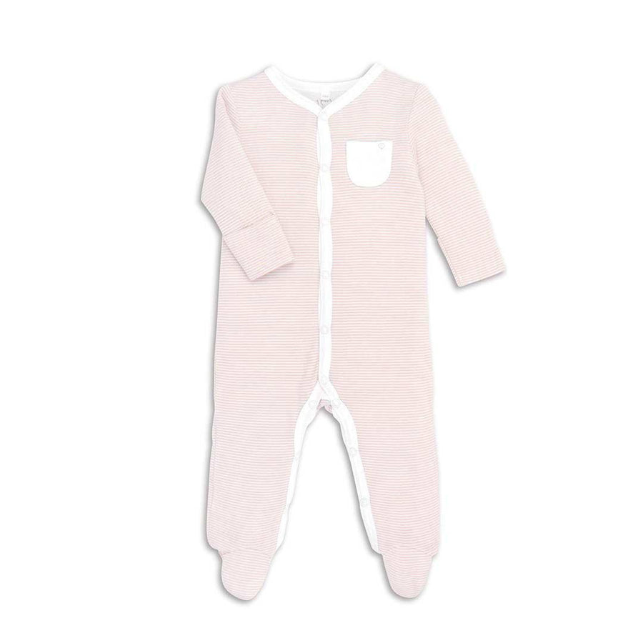 MORI Front Opening Sleepsuit - Blush-Sleepsuits-NB-Blush | Natural Baby Shower