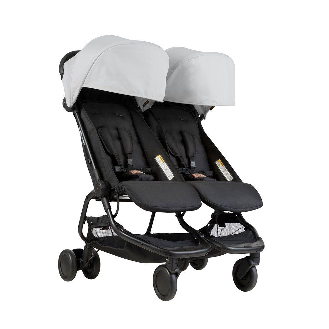 Mountain Buggy Nano Duo Pushchair in Silver