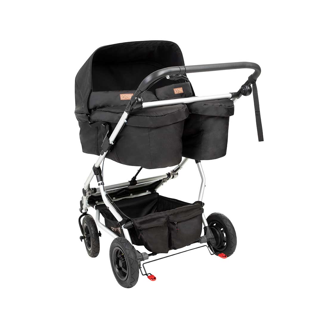 Mountain Buggy Twin Carrycot Plus - Black-Carrycots-Black- | Natural Baby Shower