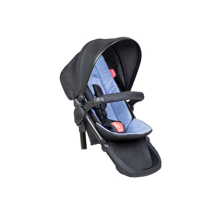 Phil & Teds Double Kit + Liner - Sky-Stroller Seats- | Natural Baby Shower