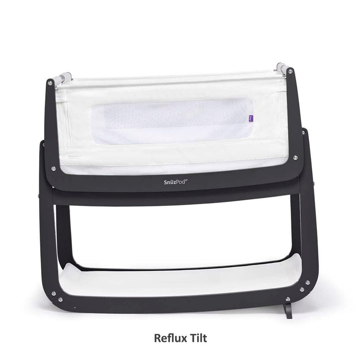 SnuzPod4 Bedside Crib - Slate-Bedside Cribs- | Natural Baby Shower