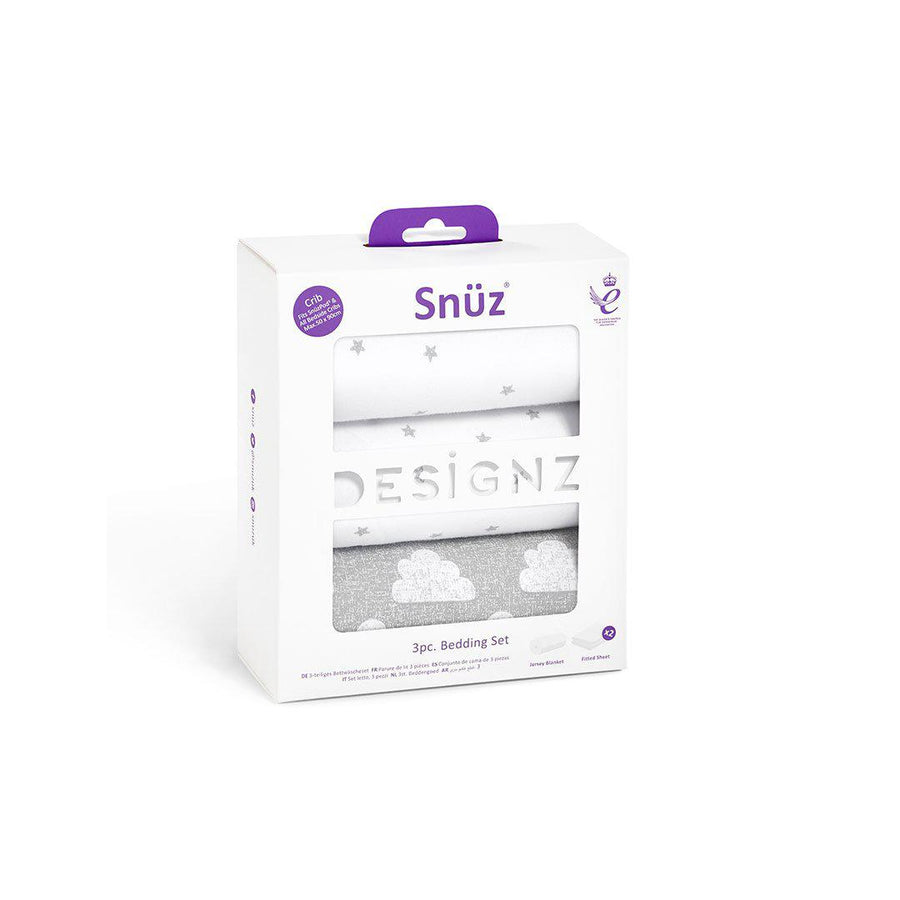 Snuz Crib Bedding Set - Cloud Nine - 3 Pack-Bedding Sets- | Natural Baby Shower