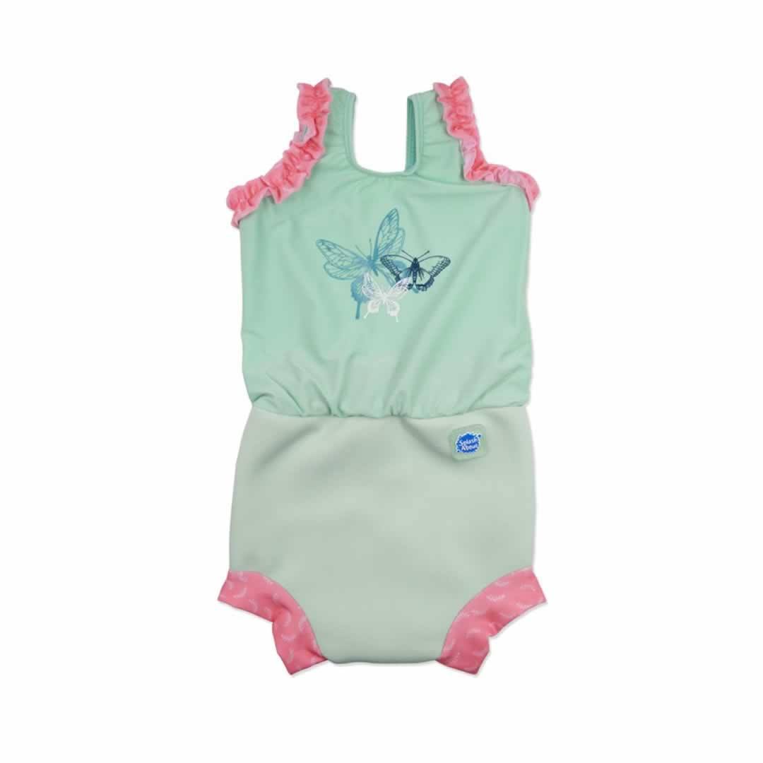 Splash About Wetsuit Nappy Costume with Dragonfly Design Natural Baby Shower