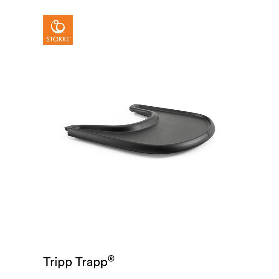 Stokke Tripp Trapp Tray - Black-Highchair Accessories- | Natural Baby Shower