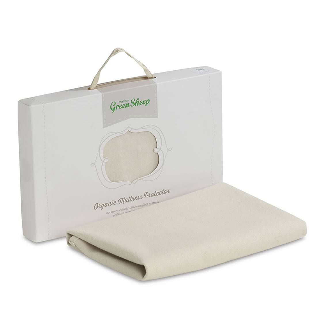 The Little Green Sheep Mattress Protector 38x89cm