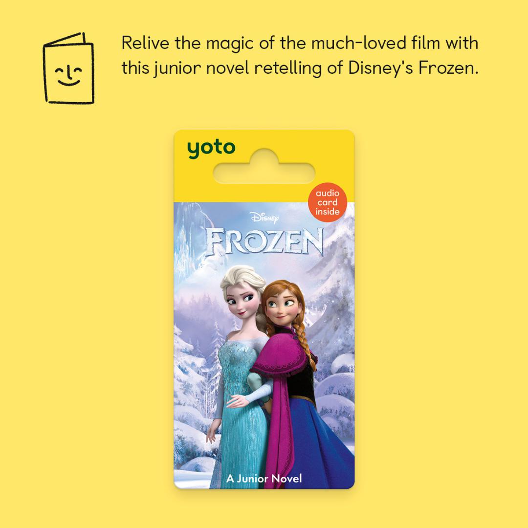 Frozen Card Yoto Audiobook of Popular Childrens Film Natural Baby Shower