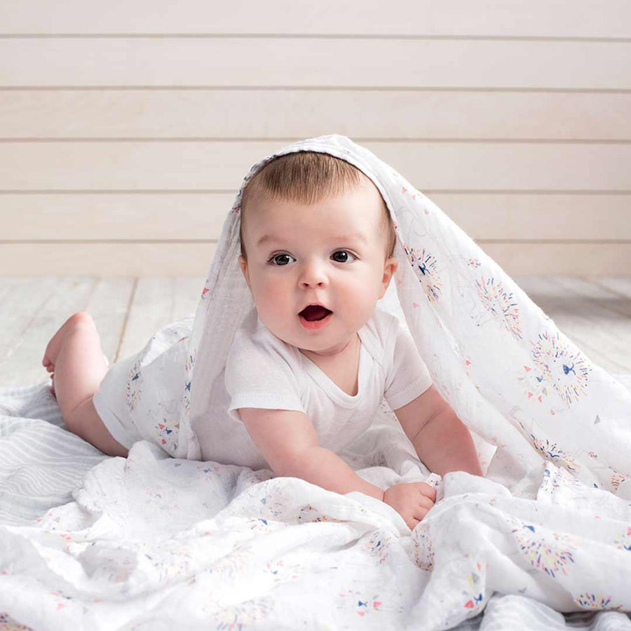 aden + anais Single Swaddle-Muslin Wraps-Multicoloured- | Natural Baby Shower