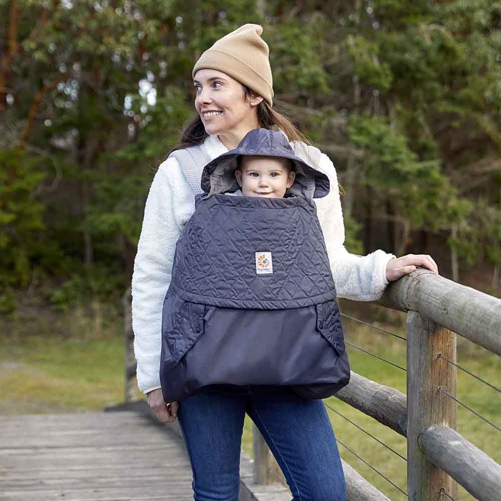 Ergobaby All Weather Cover-Baby Carrier Covers-Charcoal- | Natural Baby Shower