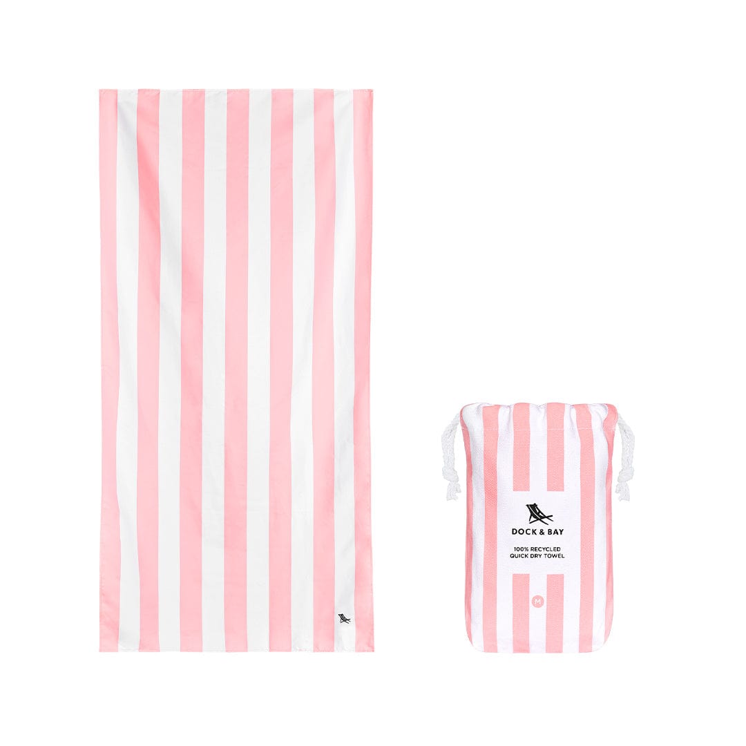 Dock & Bay Kid's Beach Towel - Malibu Pink-Beach Towels-Malibu Pink-Medium | Natural Baby Shower