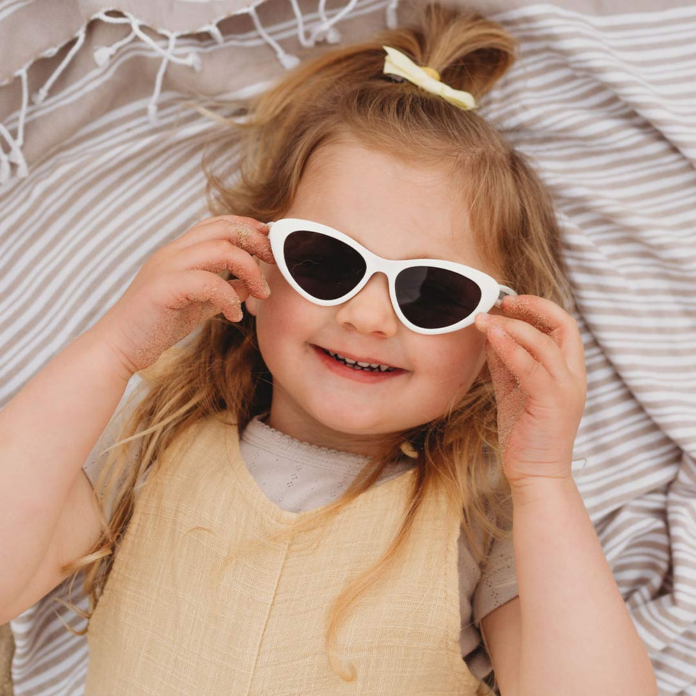 Babiators Original Cat-Eye Sunglasses - Wicked White-Sunglasses-Wicked White-0-2y (Junior) | Natural Baby Shower