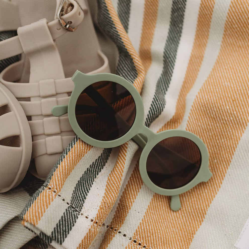 Babiators Original Euro Round Sunglasses - All The Rage Sage-Sunglasses-All The Rage Sage-0-2y (Junior) | Natural Baby Shower
