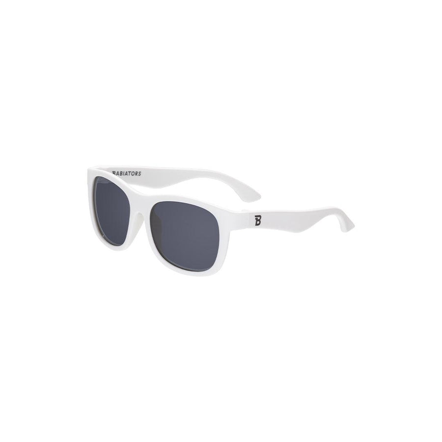 Babiators Original Navigator Sunglasses - Wicked White (2023)-Sunglasses-Wicked White-0-2y (Junior) | Natural Baby Shower