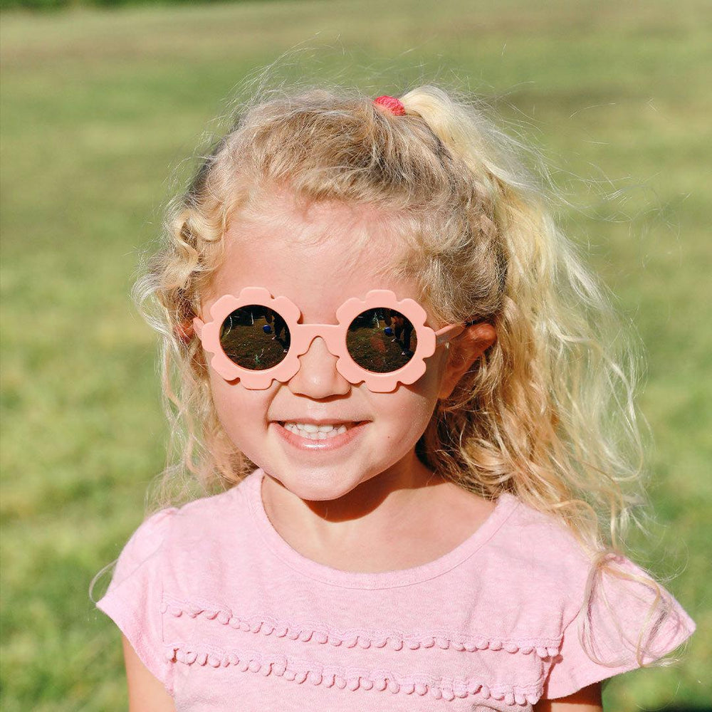 Babiators Polarised Flower Sunglasses - Peachy Keen-Sunglasses-Peachy Keen-0-2 (Junior) | Natural Baby Shower