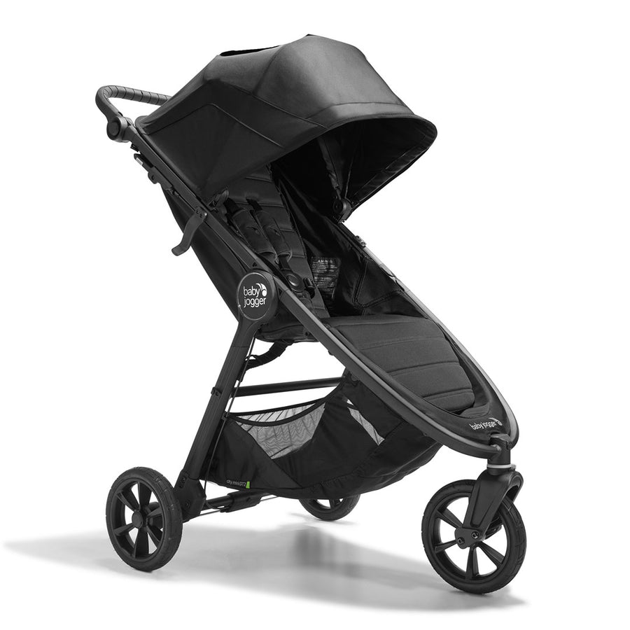 Baby Jogger City Mini GT2 Stroller - Opulent Black-Strollers-Opulent Black- | Natural Baby Shower