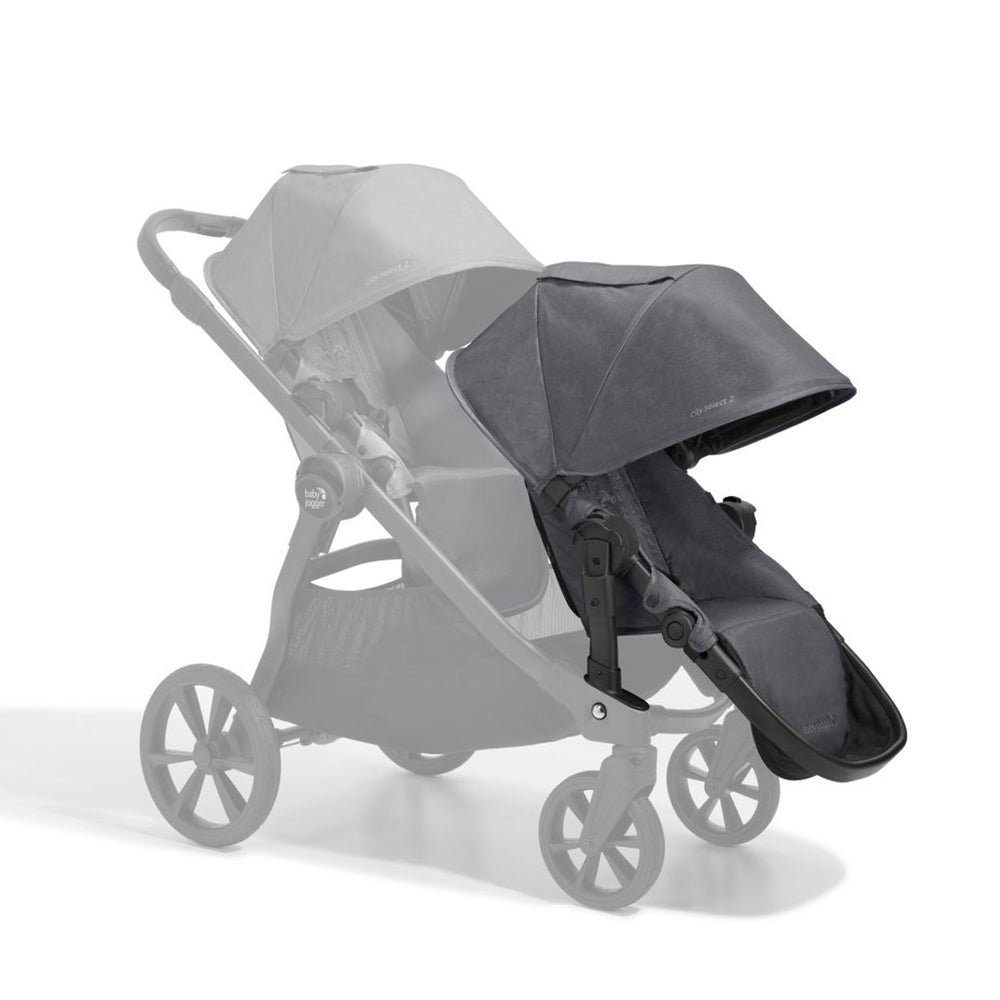 Baby Jogger Select 2 Second Seat Kit + Adapters - Radiant Slate-Stroller Seats-Radiant Slate- | Natural Baby Shower