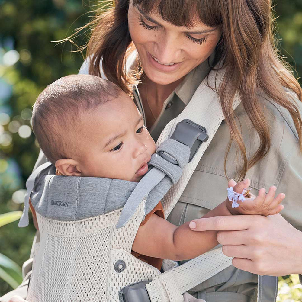 BabyBjörn Harmony 3D Mesh/Jersey Baby Carrier - Cream-Baby Carriers- | Natural Baby Shower