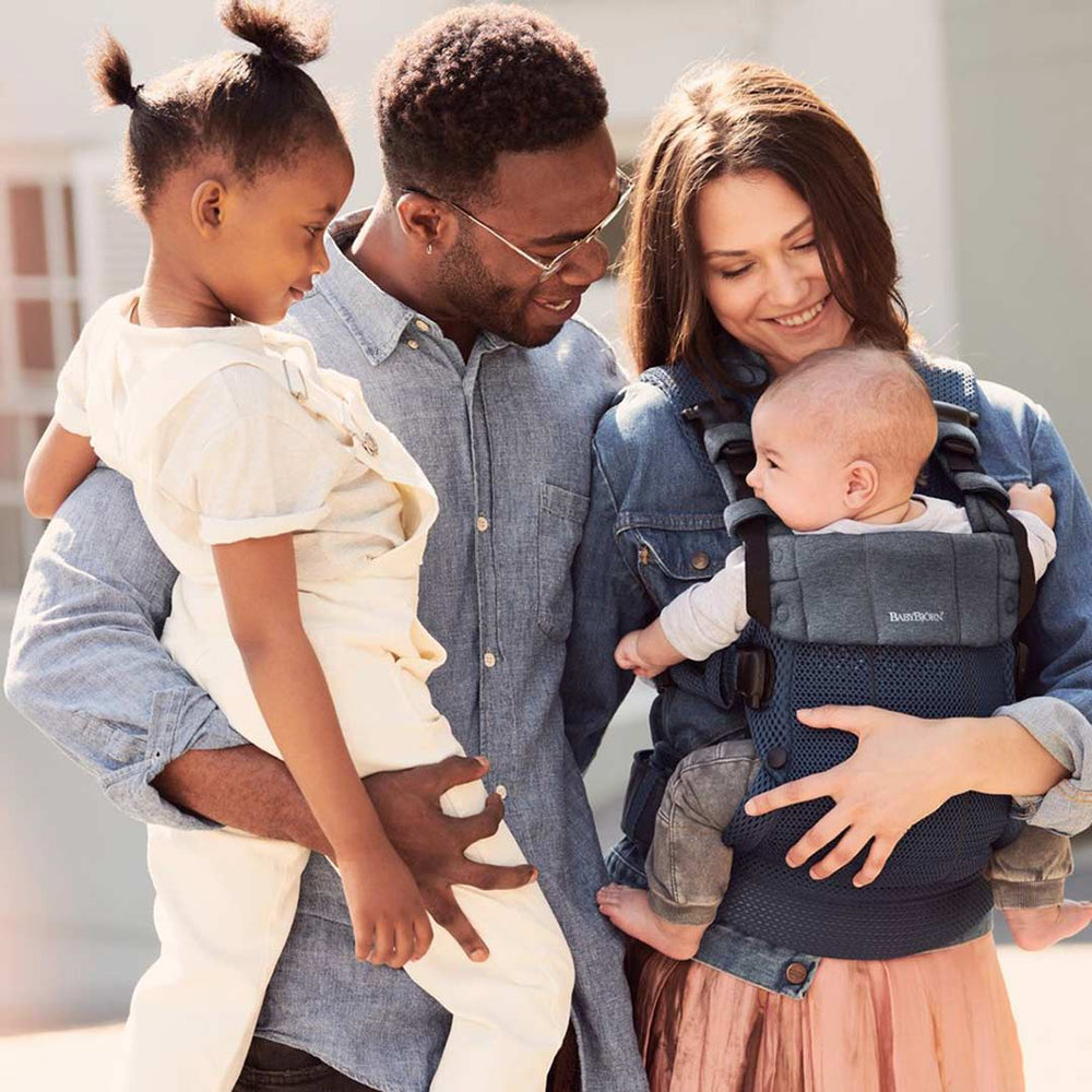 BabyBjorn Harmony 3D Mesh Baby Carrier - Navy Blue-Baby Carriers- | Natural Baby Shower