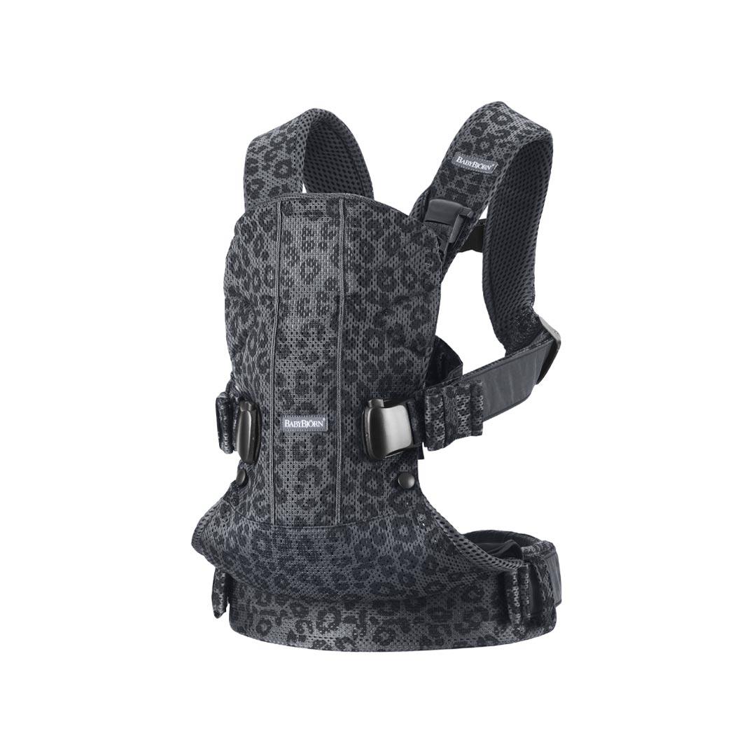 BabyBjorn One Air Baby Carrier - Anthracite/Leopard-Baby Carriers- | Natural Baby Shower