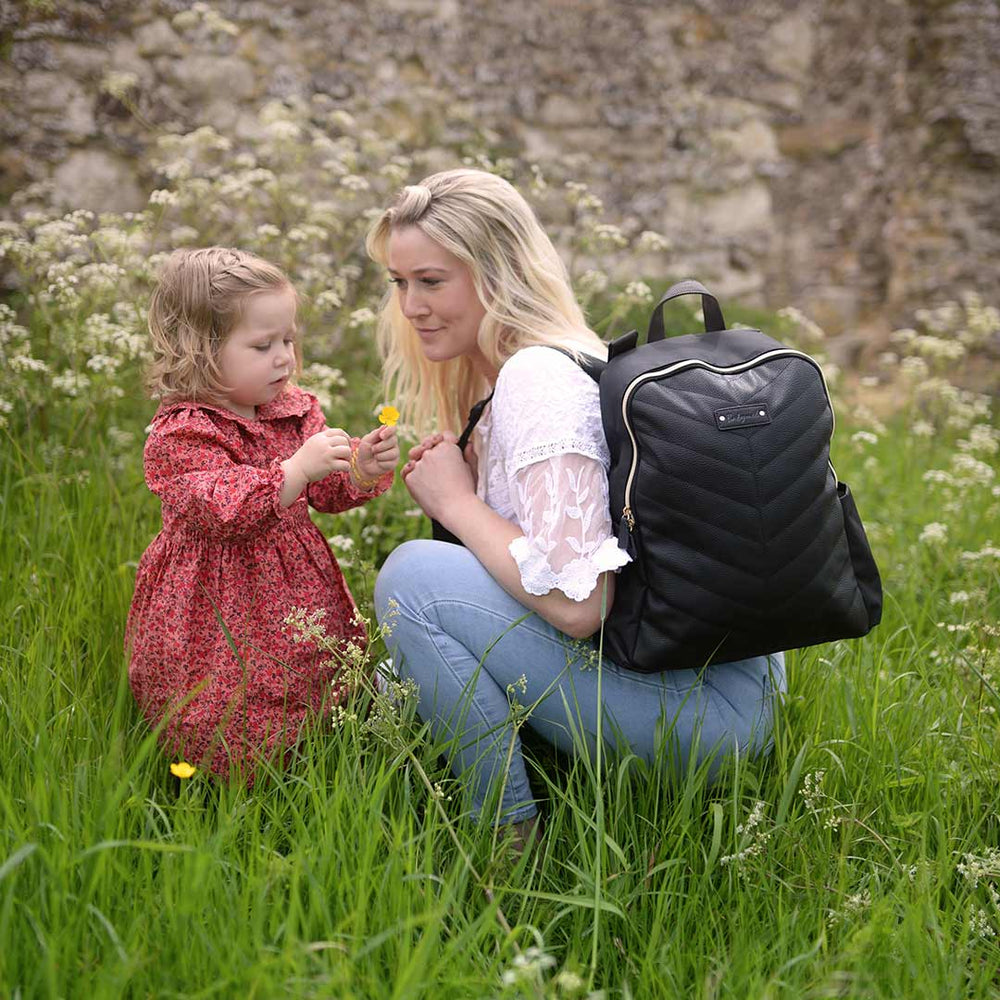 Babymel Gabby Changing Backpack - Black-Changing Bags- | Natural Baby Shower