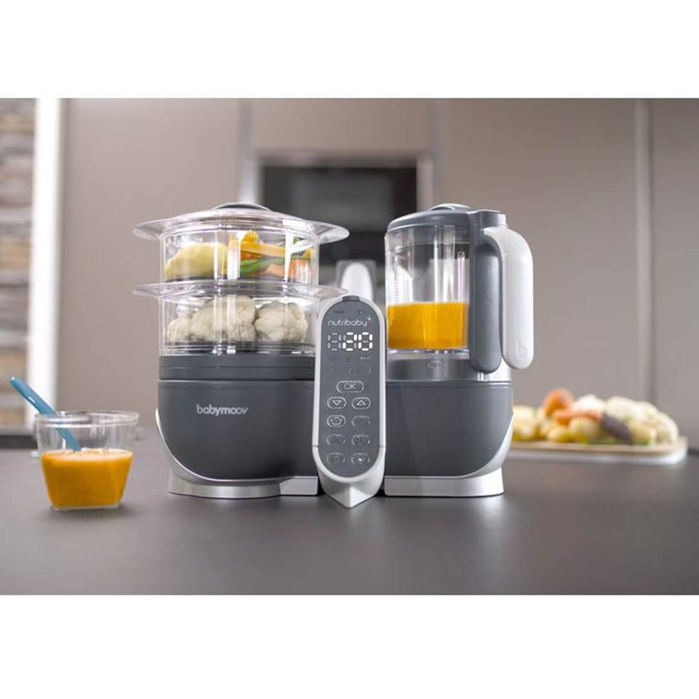 babymoov Nutribaby (+) - Industrial Grey-Food Processors- | Natural Baby Shower